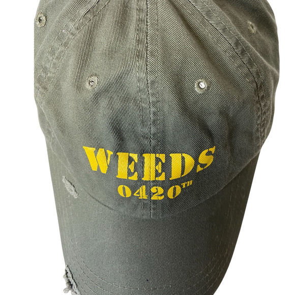 420 Weeds Showtime Distressed Baseball Cap Hat - Picture 5 of 5